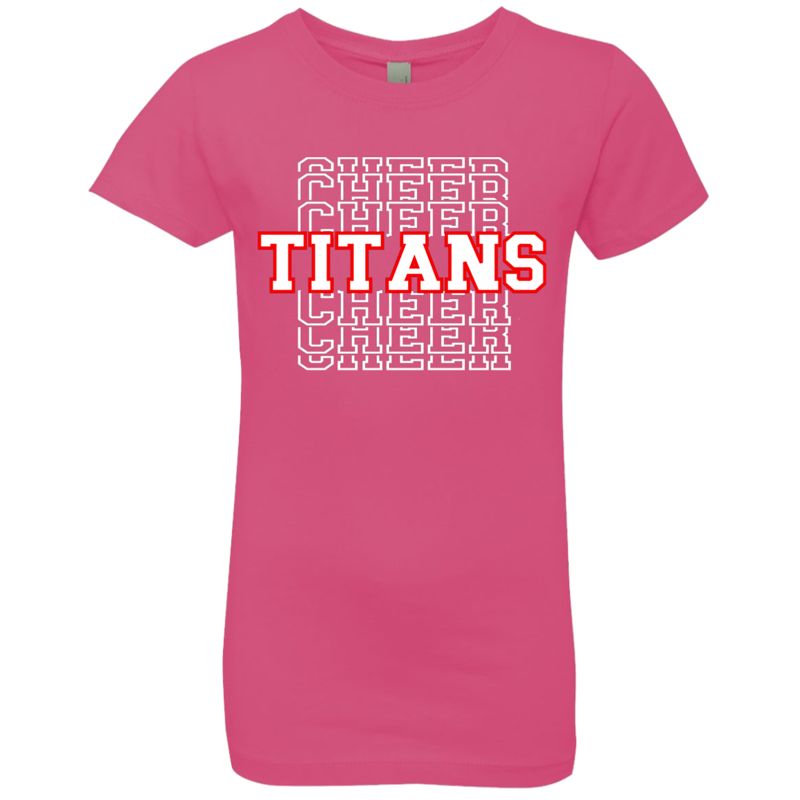 Titans Cheer Repeat Girls' Princess T-Shirt