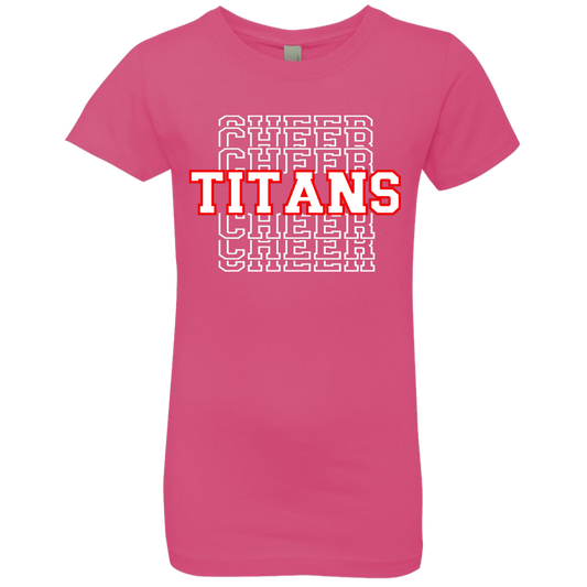 Titans Cheer Repeat Girls' Princess T-Shirt