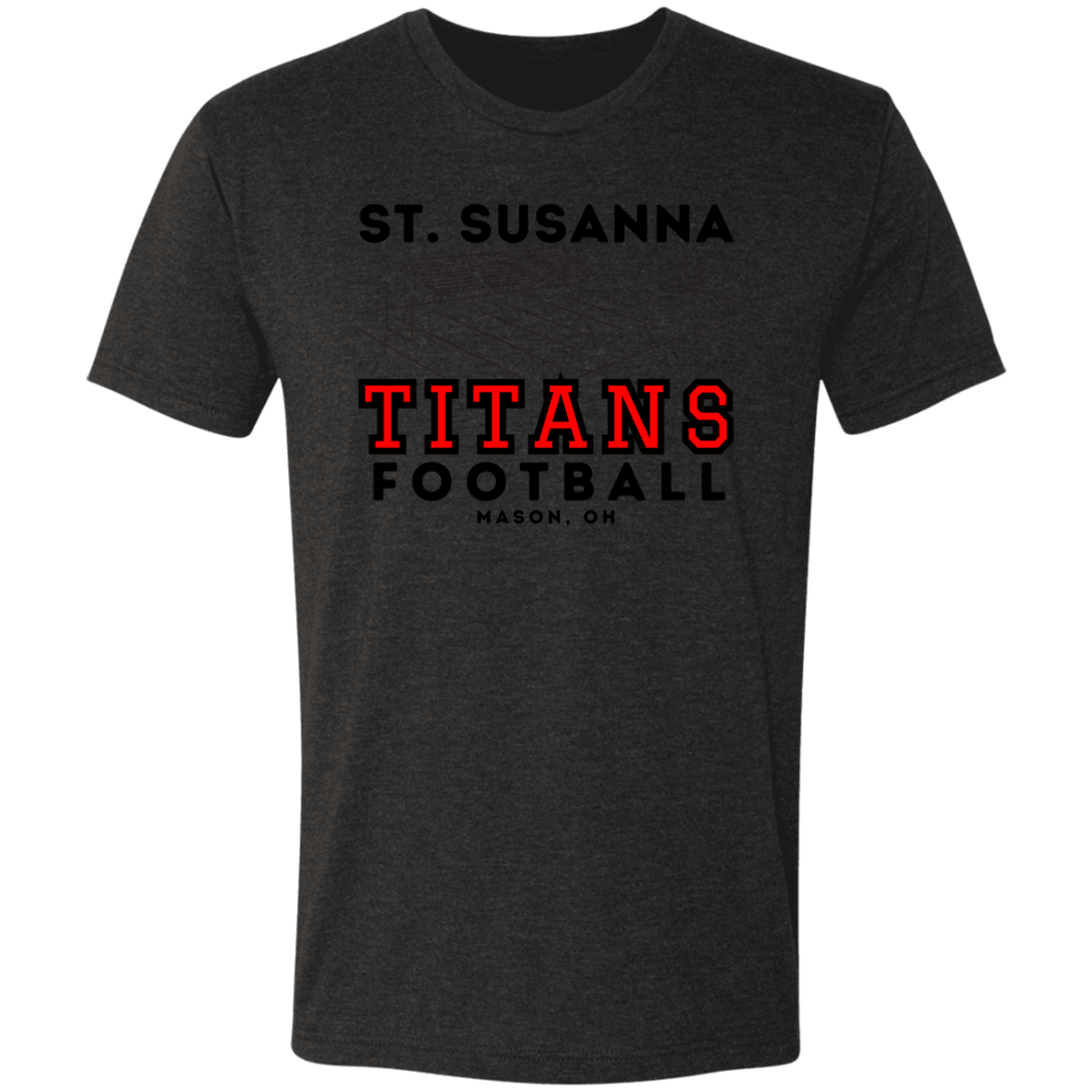 St. Susanna Titans Football FieldMen's Triblend T-Shirt