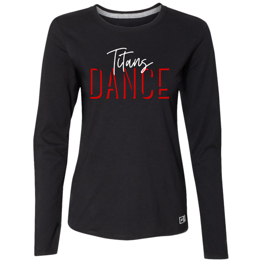 Titans Dance Script Ladies’ Essential Dri-Power Long Sleeve Tee