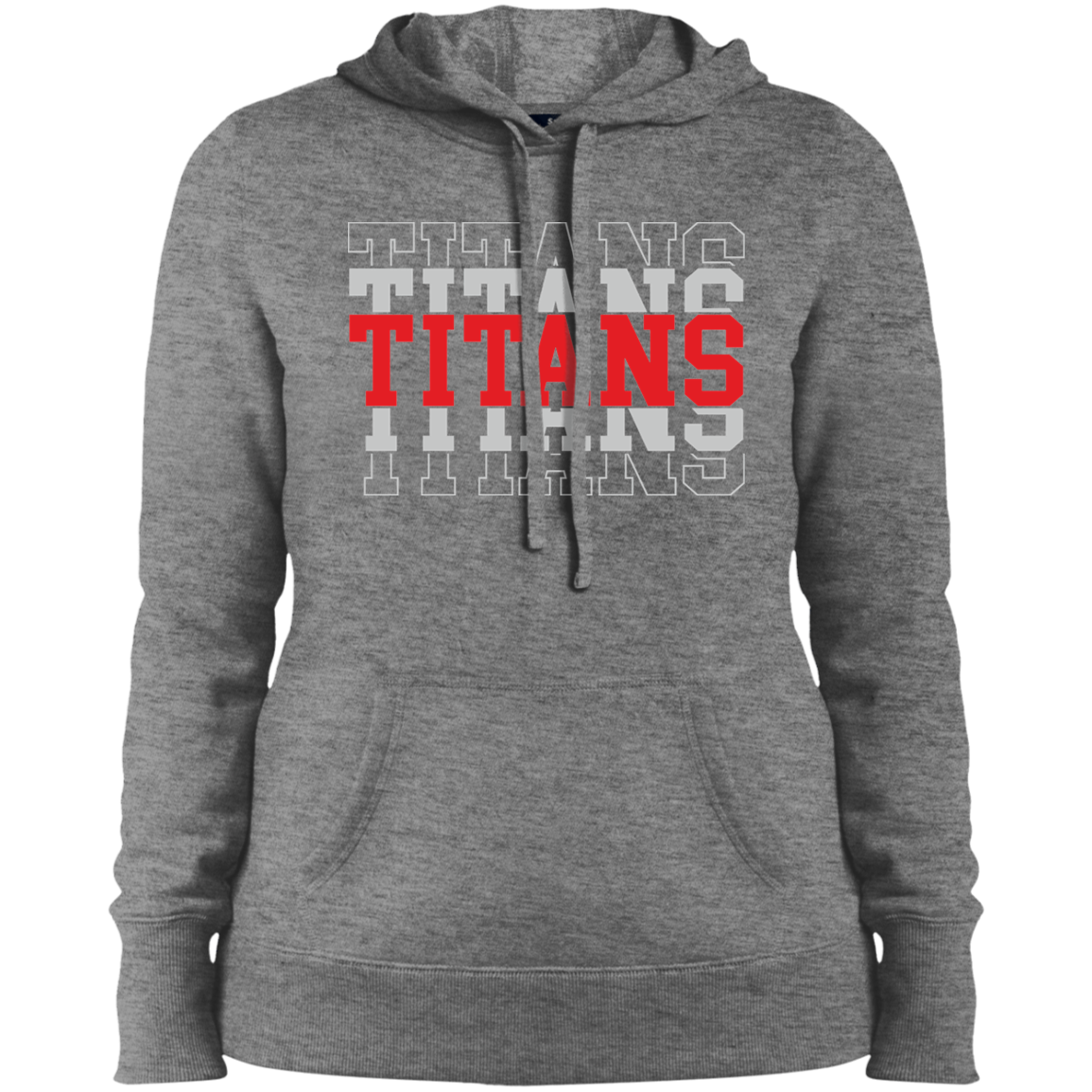 Titan Repeat Ladies' Pullover Hooded Sweatshirt