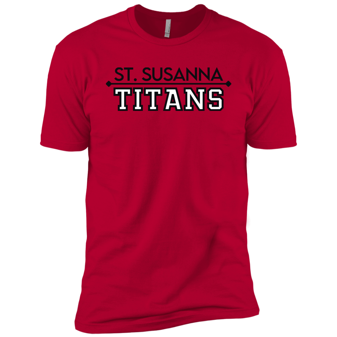 St. Susanna Titans (black/white) Youth Cotton T-Shirt
