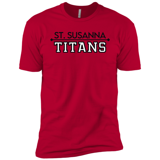 St. Susanna Titans (black/white) Youth Cotton T-Shirt
