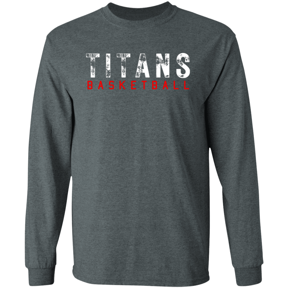 Titans Basketball Unisex Long Sleeve T-Shirt (Dark Colors)