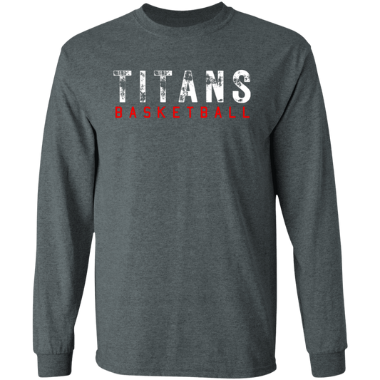 Titans Basketball Unisex Long Sleeve T-Shirt (Dark Colors)