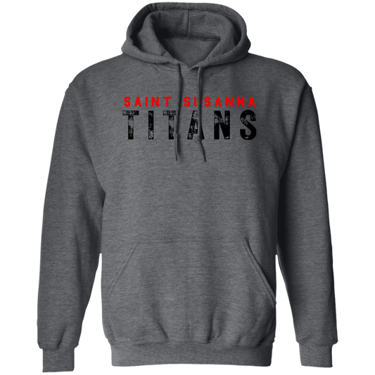 St. Susanna TITANS (Red/Black print) Pullover Hoodie