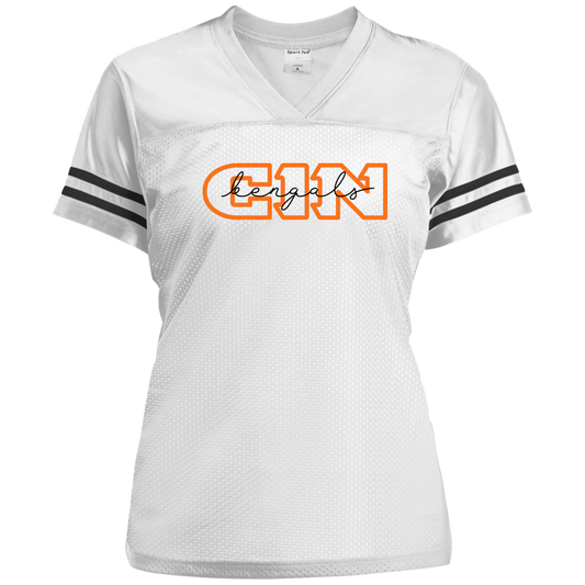CIN bengals script Ladies' Replica Jersey