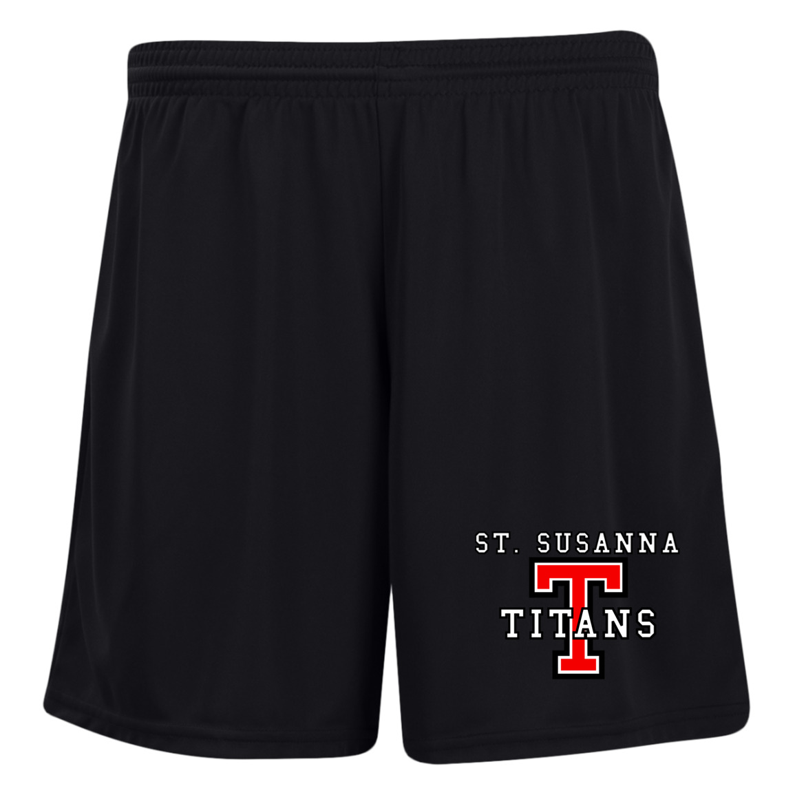 St. Susanna Titans T Ladies' Moisture-Wicking 7 inch Inseam Training Shorts