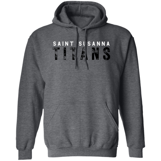 St. Susanna TITANS (Black/White print) Pullover Hoodie