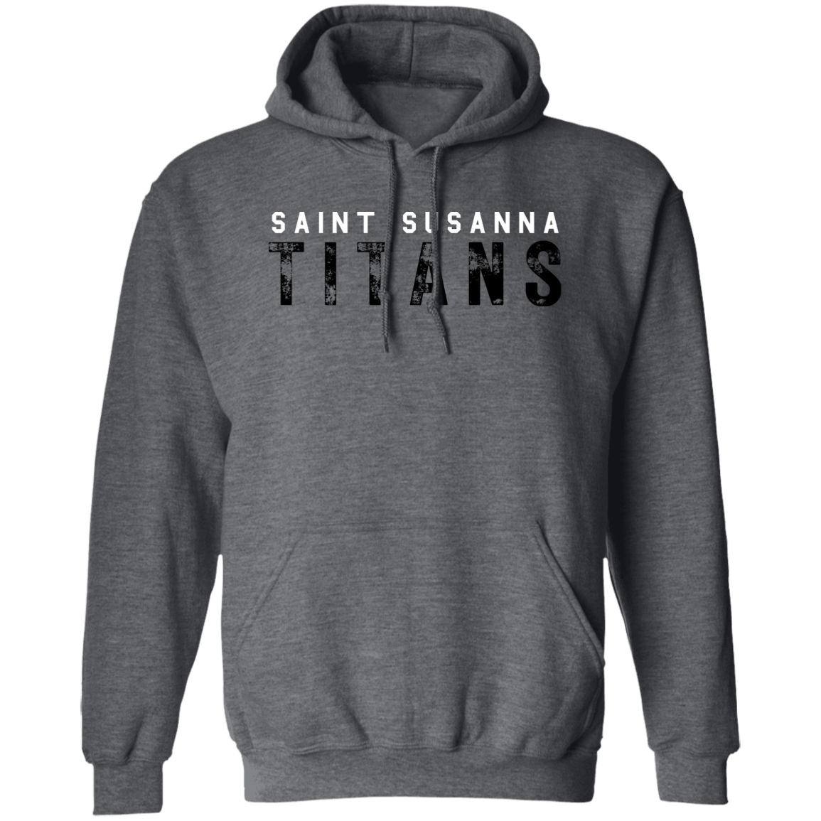 St. Susanna TITANS (Black/White print) Pullover Hoodie
