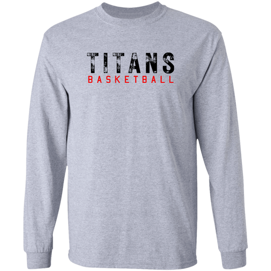 TITANS Basketball Unisex  Long Sleeve T-Shirt (Light Colors)