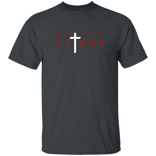 Saint Susanna Titans Cross Kids' T-Shirt (dark colors)