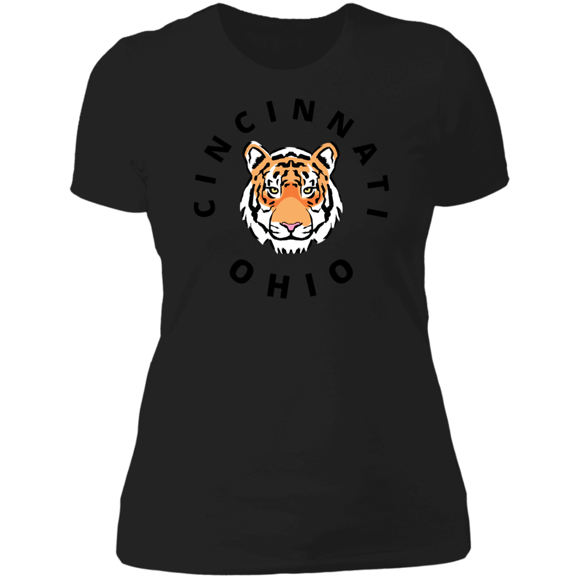 Cincinnati Ohio Tiger Ladies' Boyfriend T-Shirt
