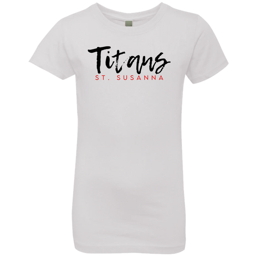 Titans Script St. Susanna Girls' Princess T-Shirt