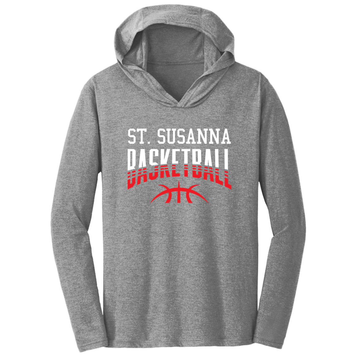 St. Susanna Basketball Fade Triblend T-Shirt Hoodie