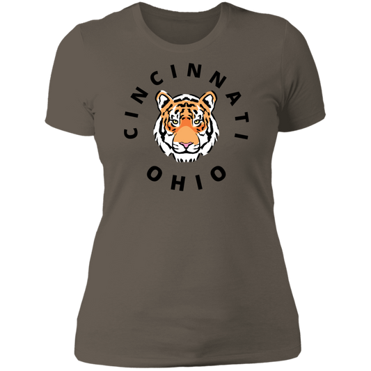 Cincinnati Ohio Tiger Ladies' Boyfriend T-Shirt