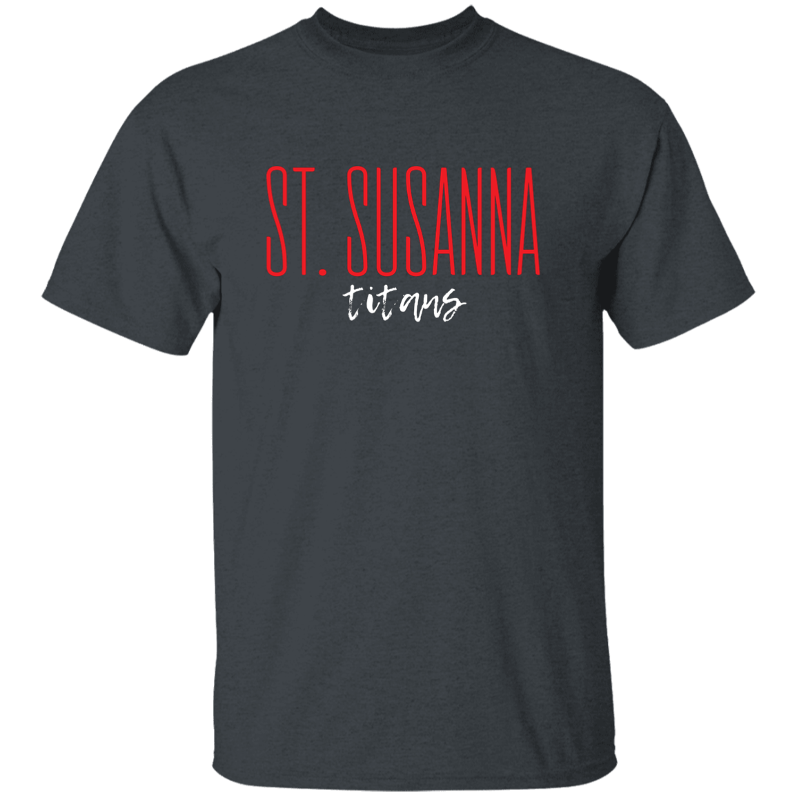 St. Susanna Titans Script Kids' T-Shirt (dark colors)
