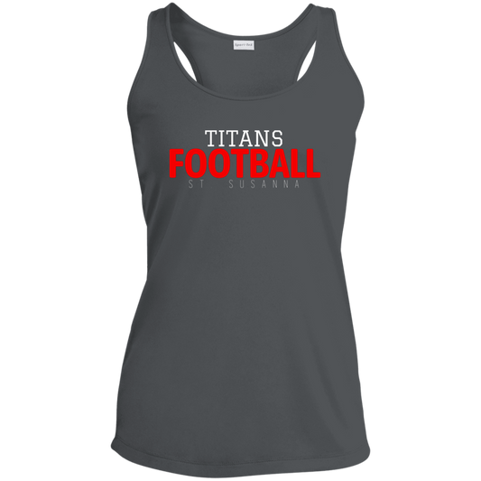 Titans Football St. Susanna Ladies' Performance Racerback Tank