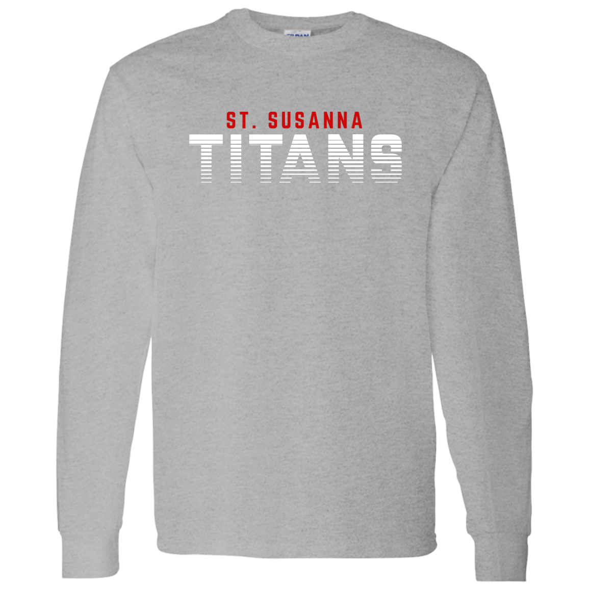 St. Susanna TITANS Fade Unisex Long Sleeve T-Shirt (Dark Colors)