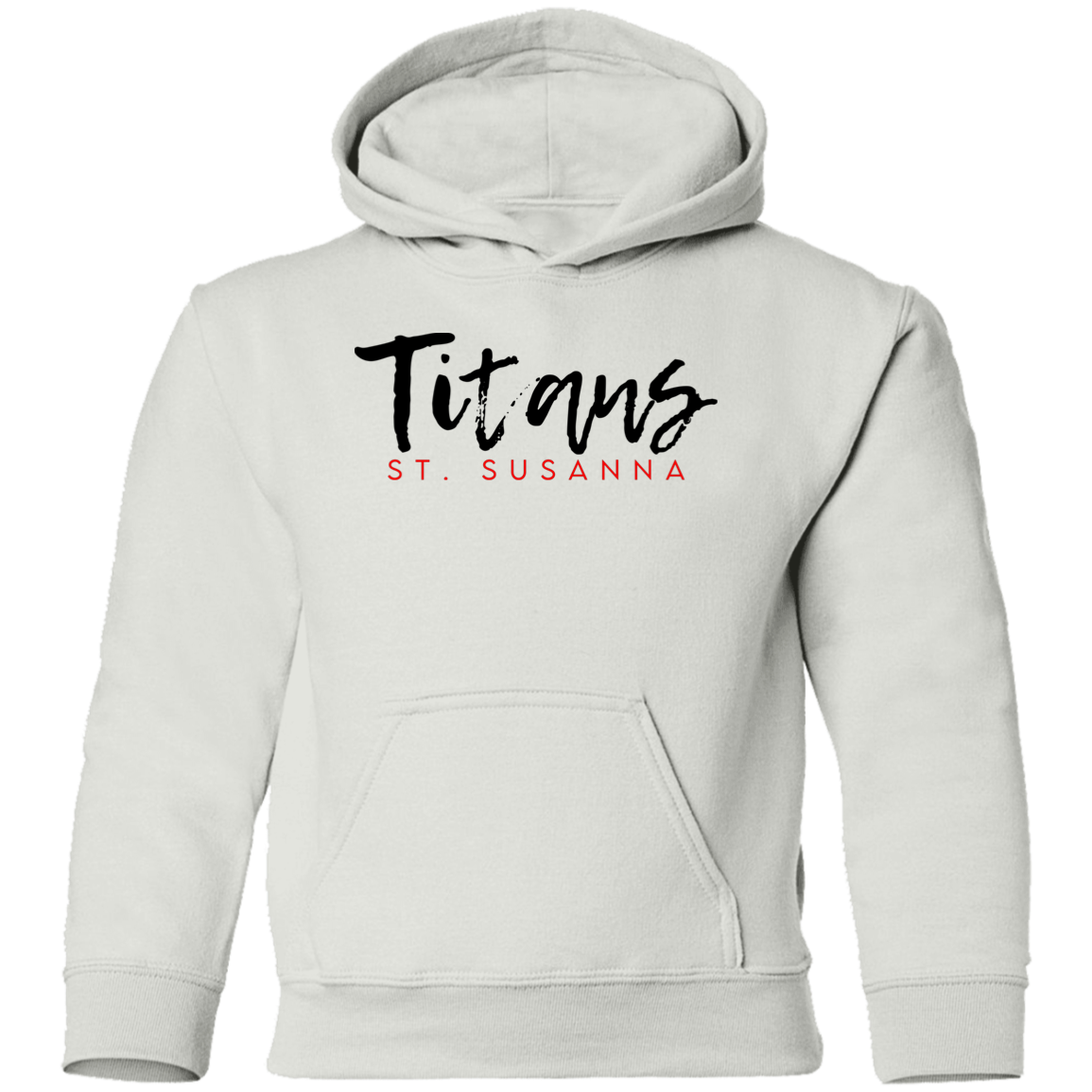 Titans Script St. Susanna Youth Pullover Hoodie