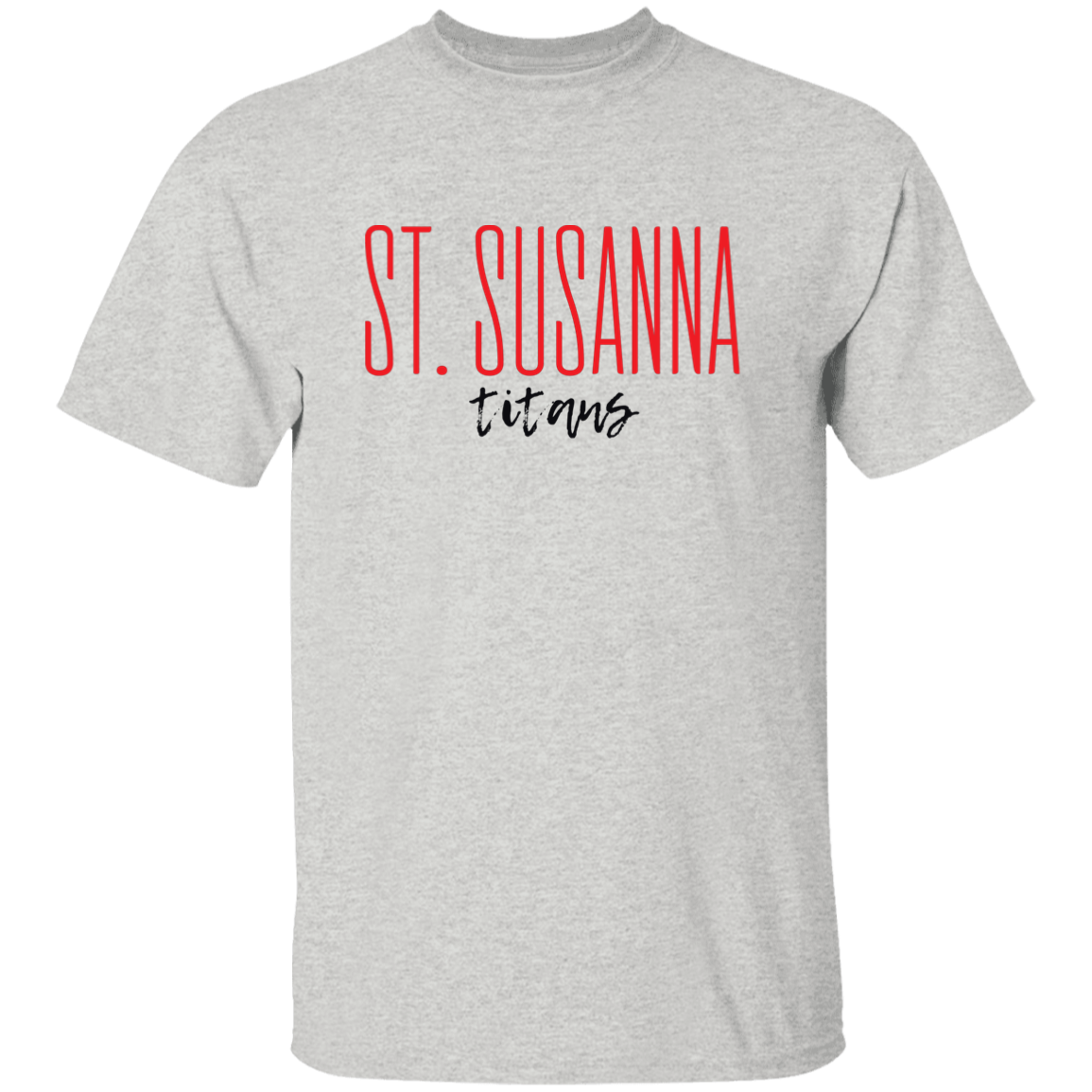 St. Susanna Titans Script Kids' T-Shirt (light colors)