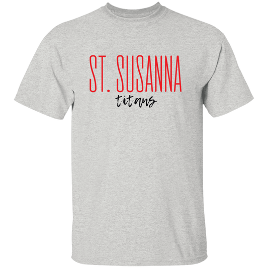 St. Susanna Titans Script Kids' T-Shirt (light colors)