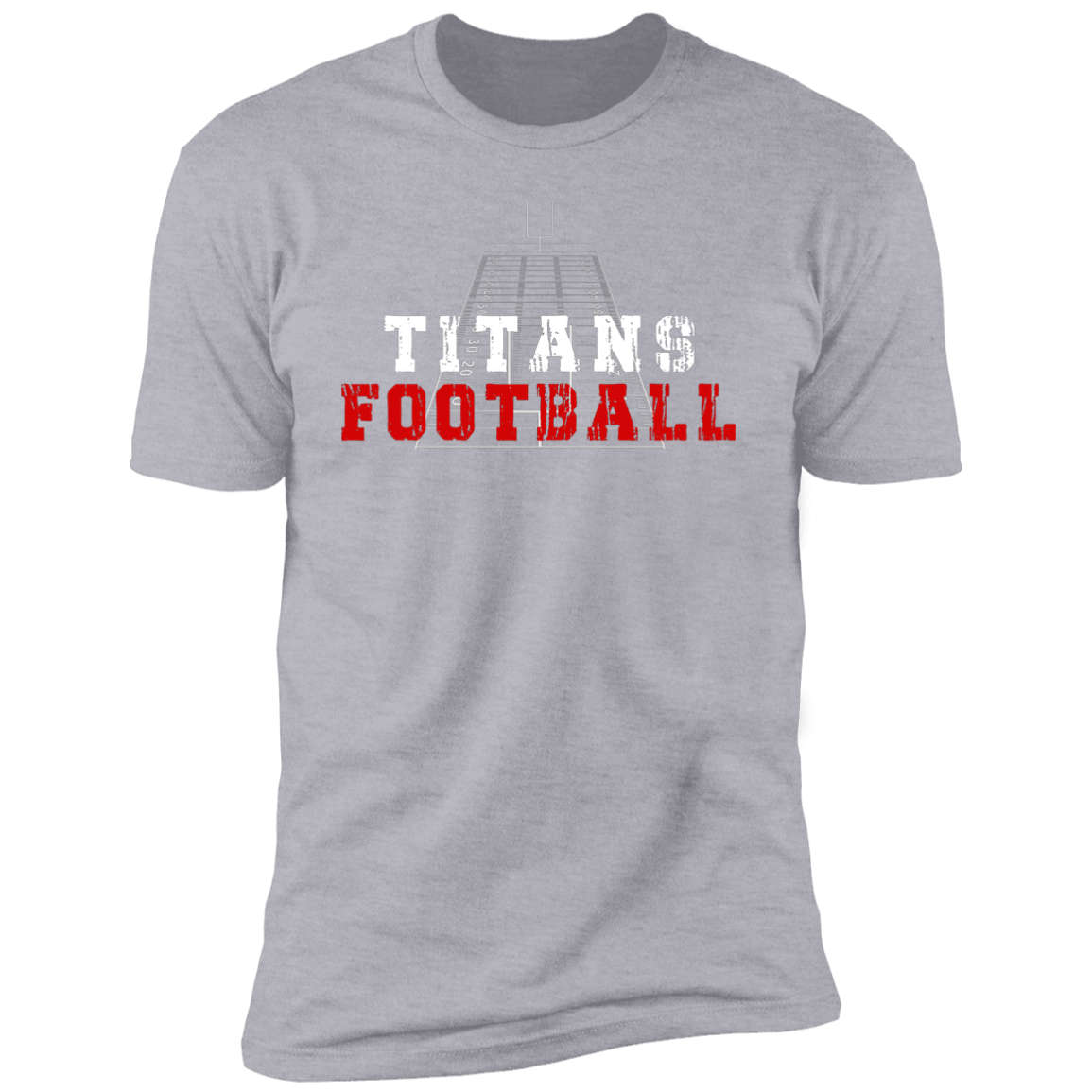 TITANS Football Field Premium Short Sleeve Tee