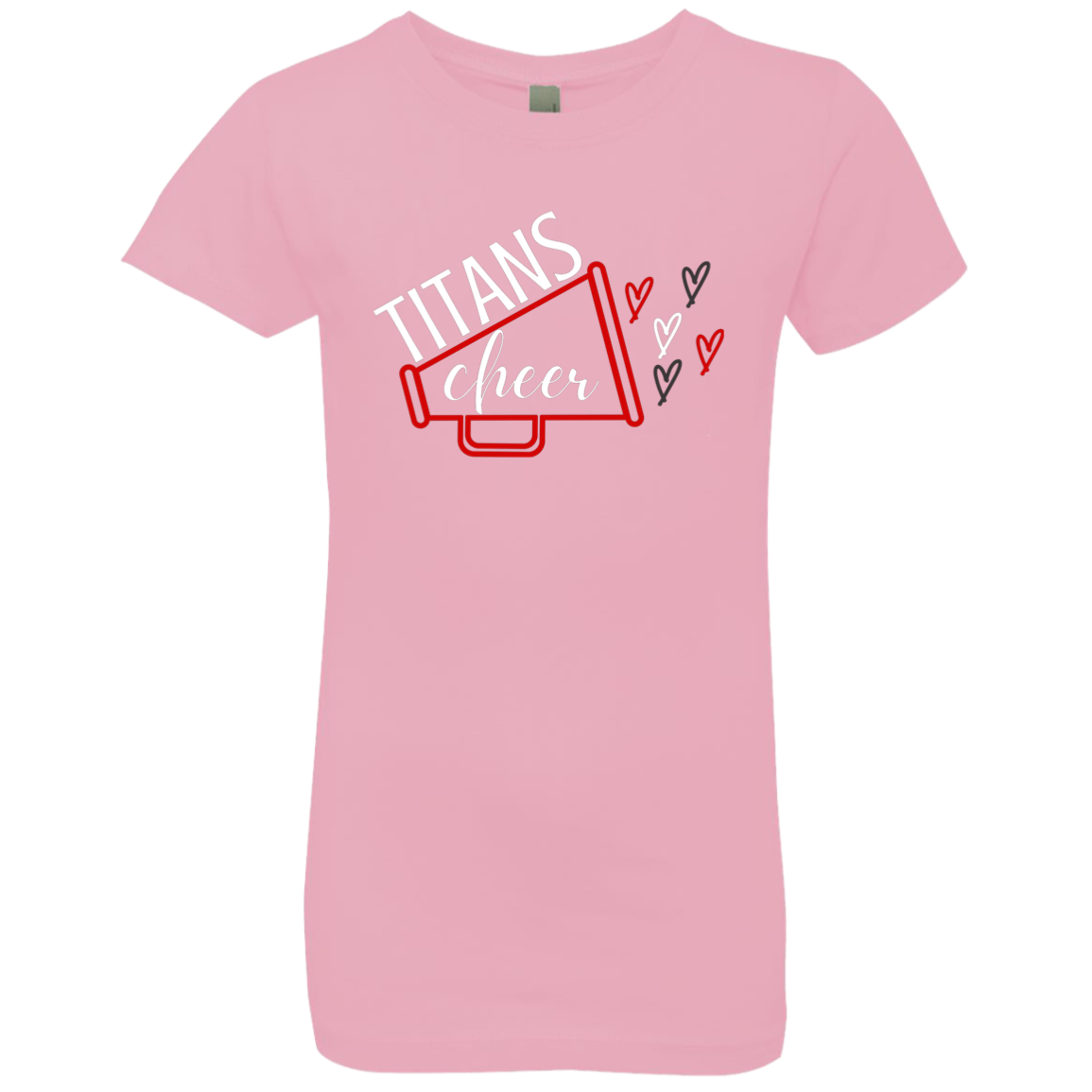 TITANS Cheer Hearts Girls T-Shirt