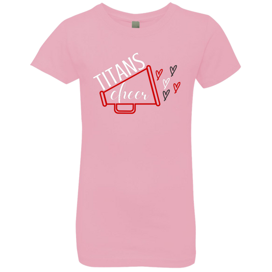 TITANS Cheer Hearts Girls T-Shirt