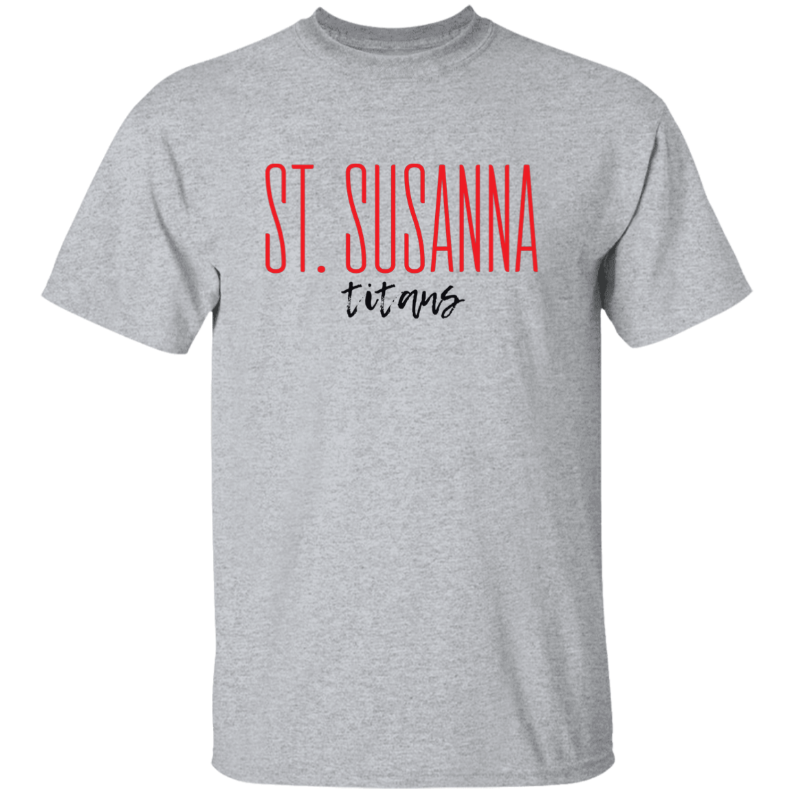 St. Susanna Titans Script Kids' T-Shirt (light colors)