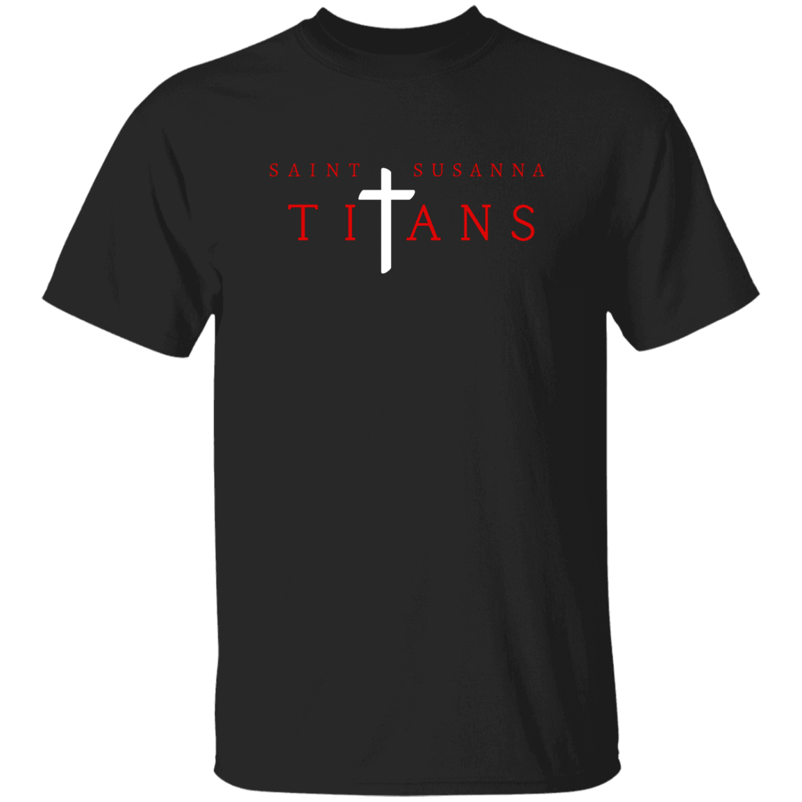 Saint Susanna Titans Cross Kids' T-Shirt (dark colors)