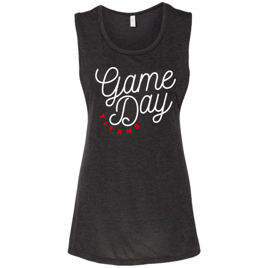 Game Day TITANS Ladies' Flowy Muscle Tank