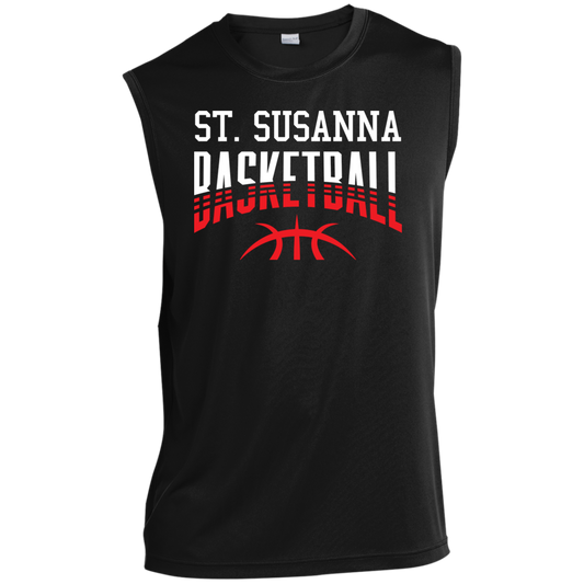 St. Susanna Basketball Fade Men’s Sleeveless Performance Tee