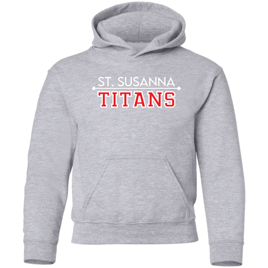 St. Susanna TITANS (Black and Gray) Kids' Pullover Hoodie