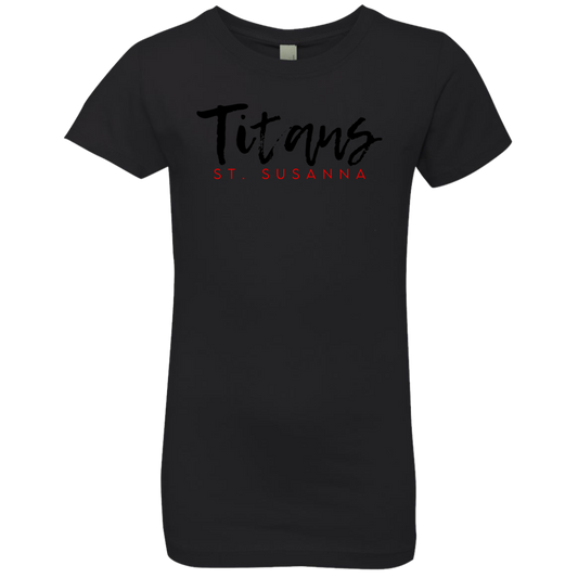 Titans Script St. Susanna Girls' Princess T-Shirt