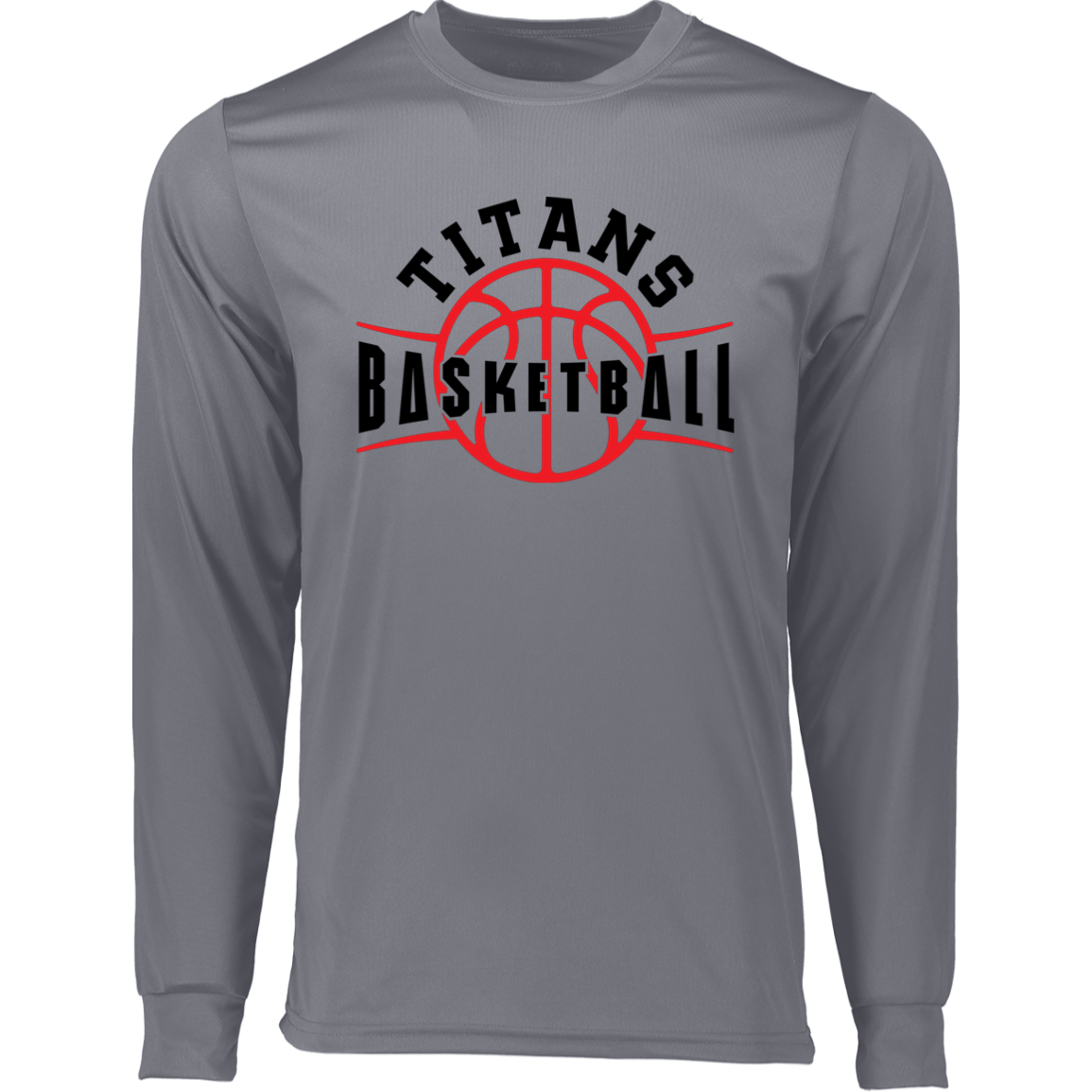 Titans Basketball Long Sleeve Moisture-Wicking Tee