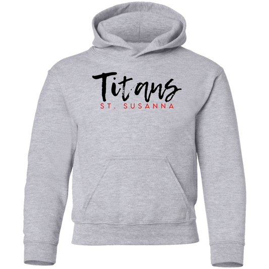 Titans Script St. Susanna Youth Pullover Hoodie