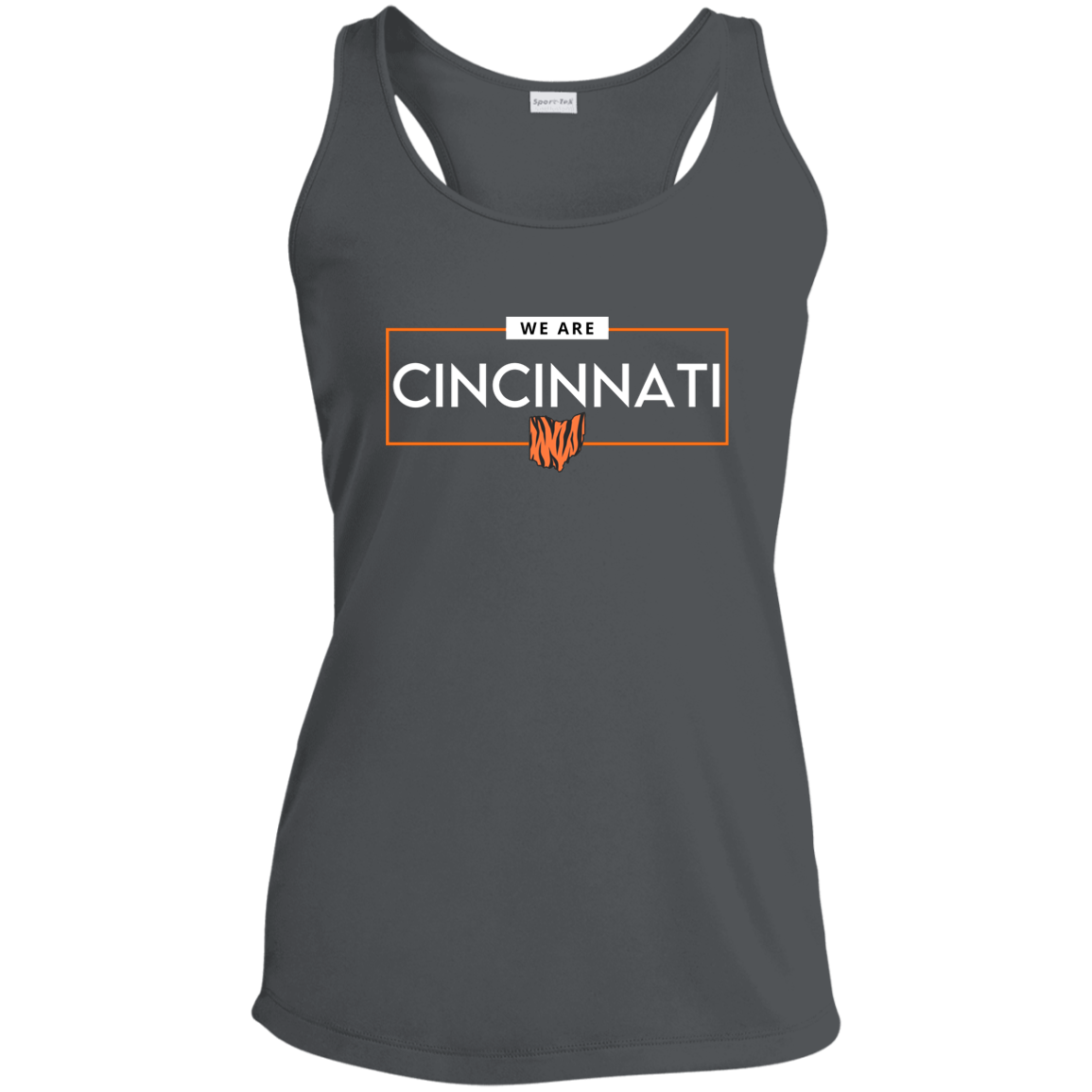 We Are Cincinnati Ladies' Performance Racerback Tank