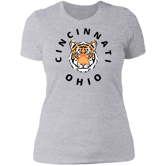 Cincinnati Ohio Tiger Ladies' Boyfriend T-Shirt
