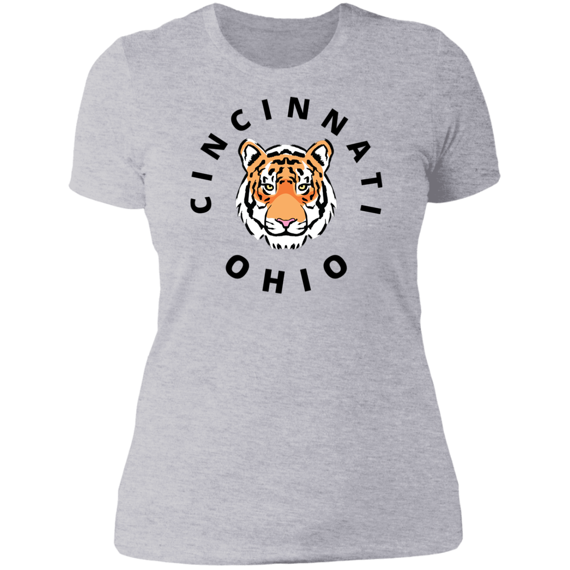 Cincinnati Ohio Tiger Ladies' Boyfriend T-Shirt