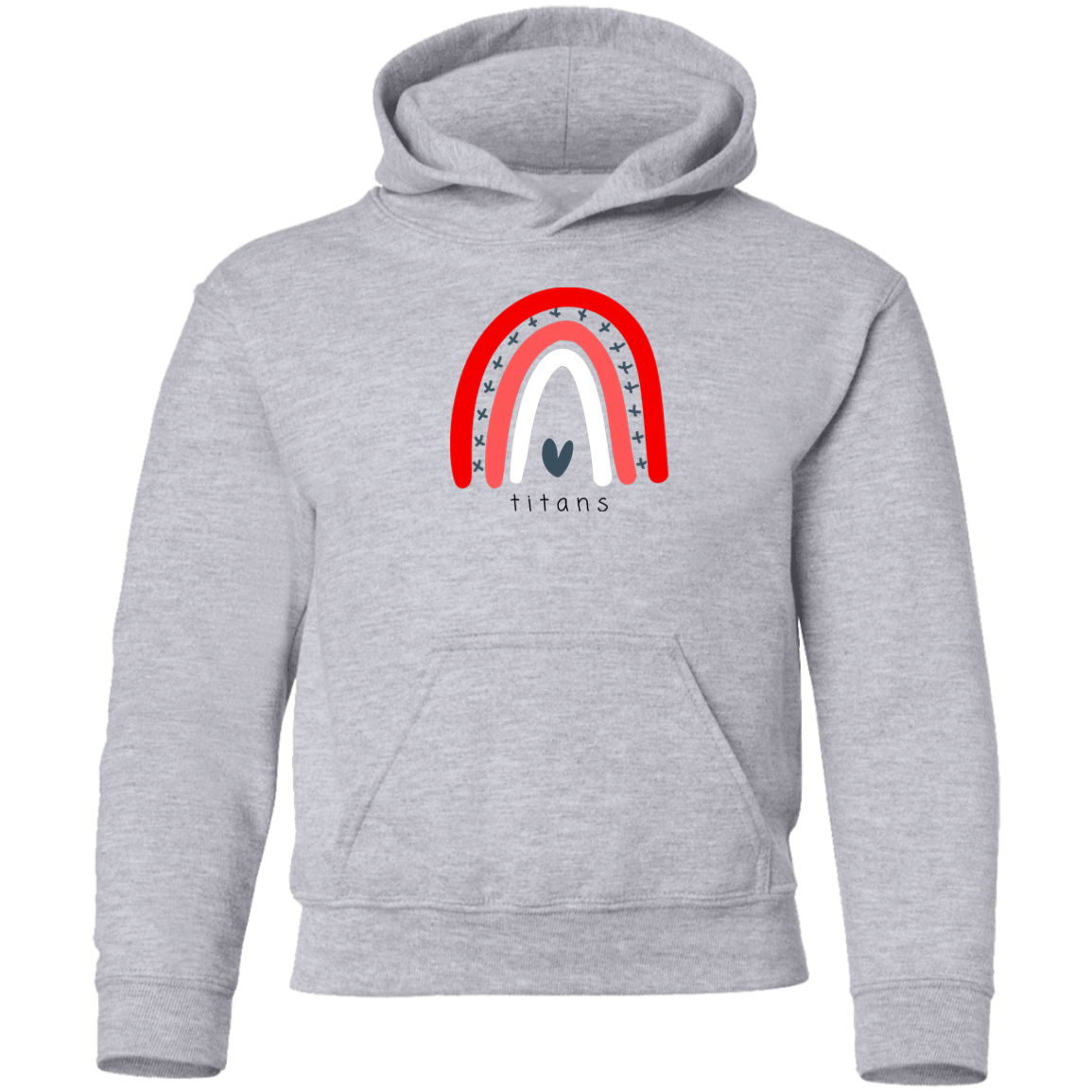 Rainbow Titans Youth Pullover Hoodie