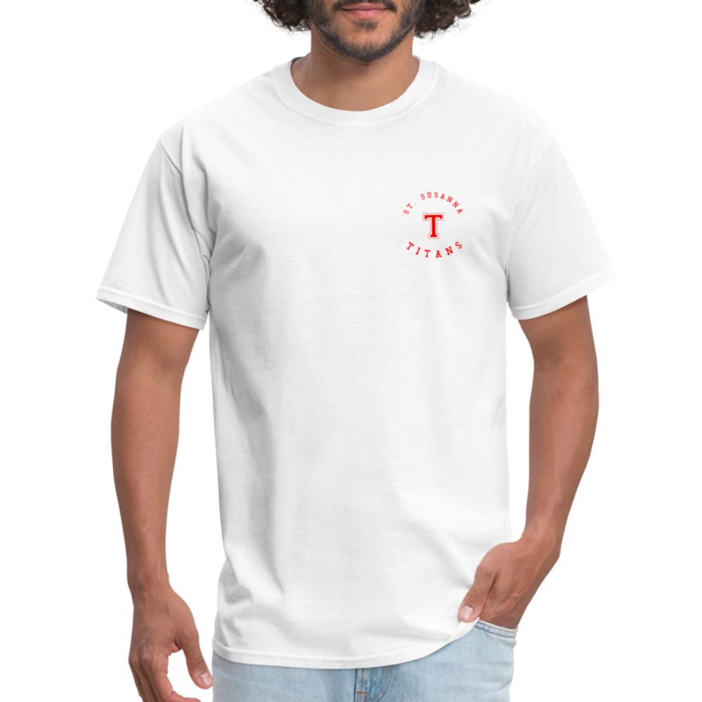Titans Circular T Unisex Classic T-Shirt - white