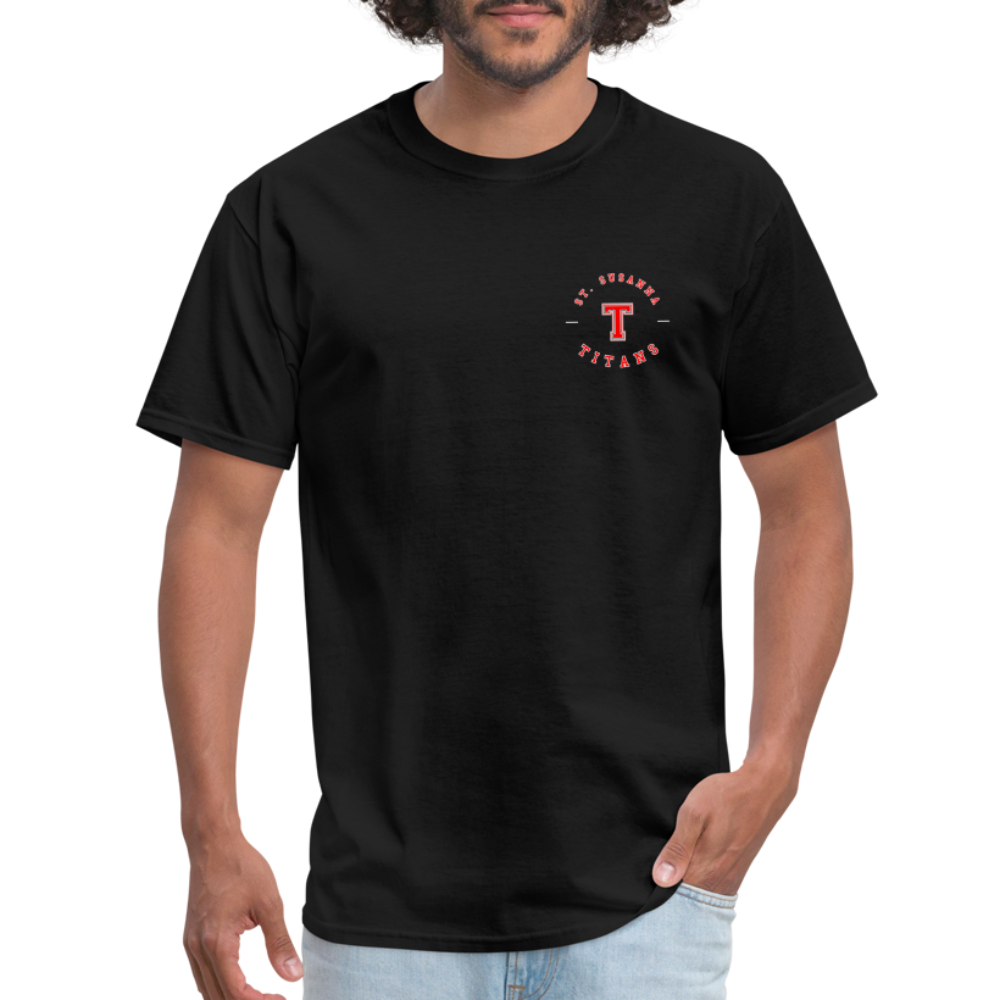 Titans Circular T Unisex Classic T-Shirt - black