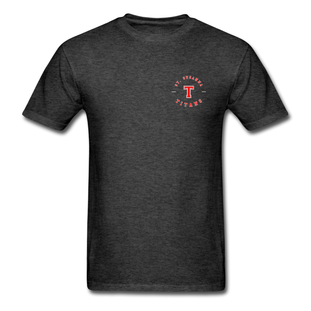 Titans Circular T Unisex Classic T-Shirt - heather black