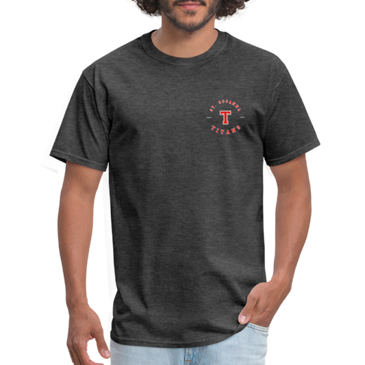 Titans Circular T Unisex Classic T-Shirt - heather black