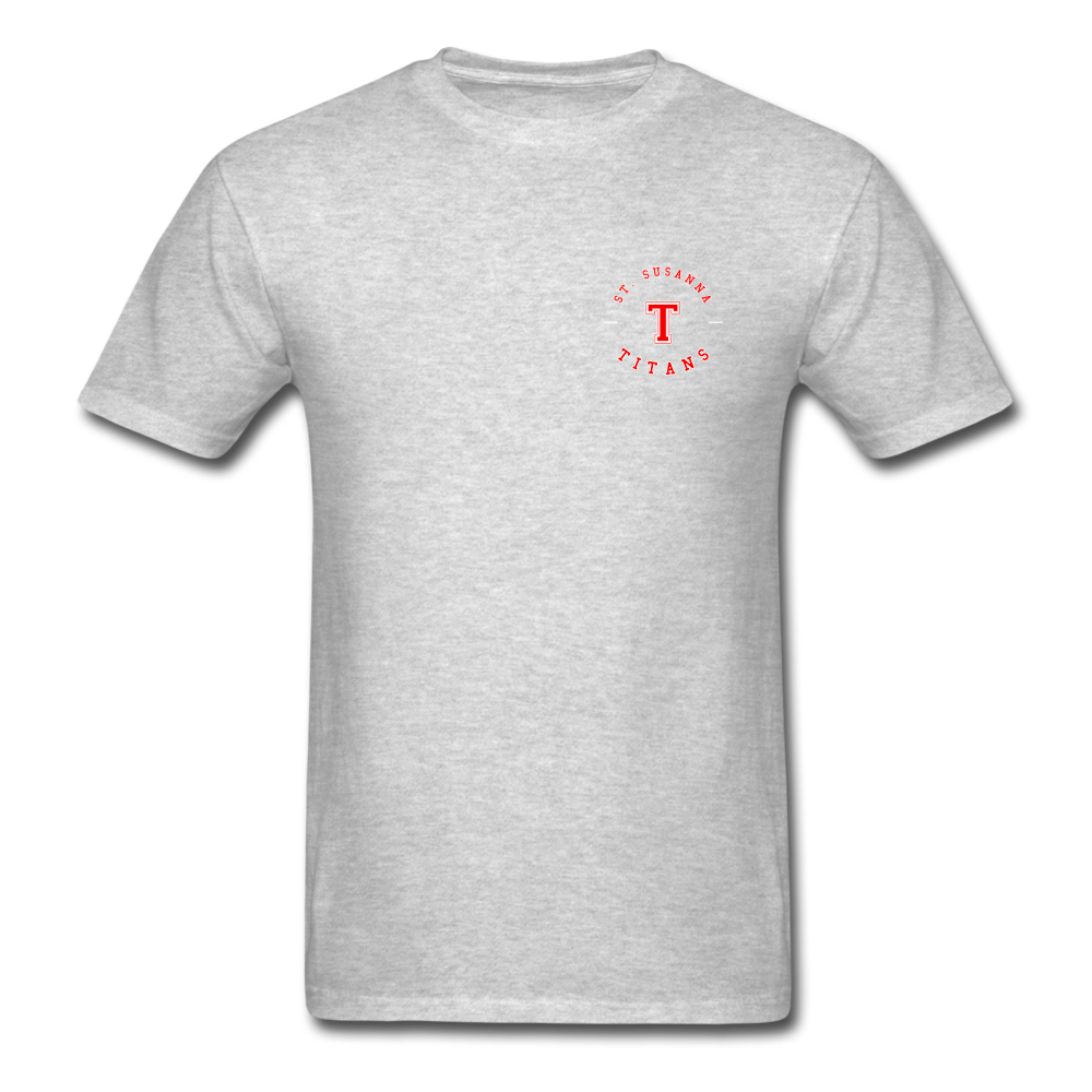 Titans Circular T Unisex Classic T-Shirt - heather gray