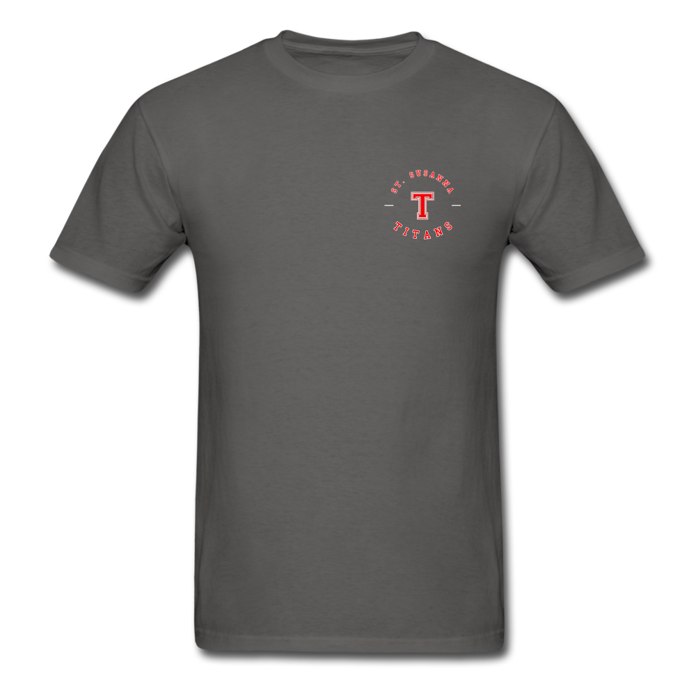 Titans Circular T Unisex Classic T-Shirt - charcoal