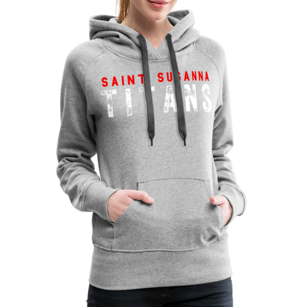 St. Susanna TITANS BOLD Women’s Premium Hoodie - heather grey