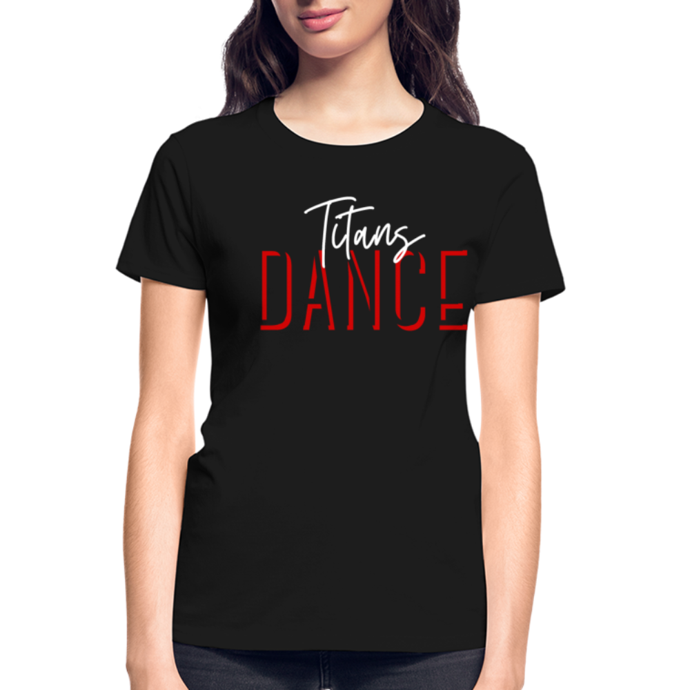 Titans Script DANCE Ultra Cotton Ladies T-Shirt - black