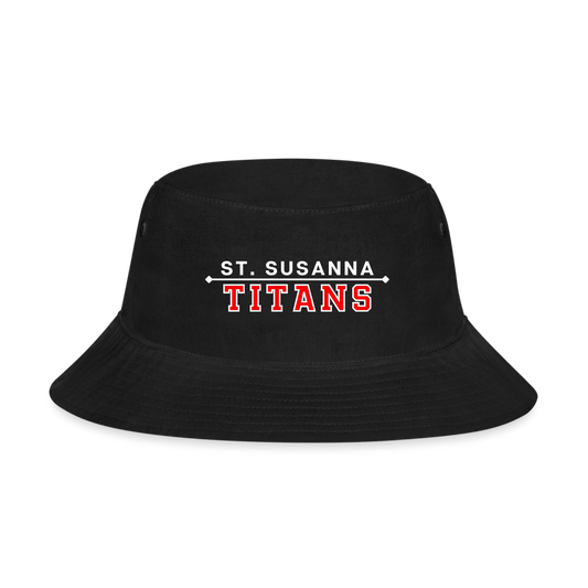 St. Susanna Titans Bucket Hat - black